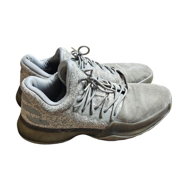 Adidas Harden Vol. 1 Shoes Trace Cargo Linen White Green Mens 11 Athletic BW0550 - Picture 12 of 13